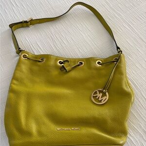 Michael Kors Mustard Leather Shoulder Bag